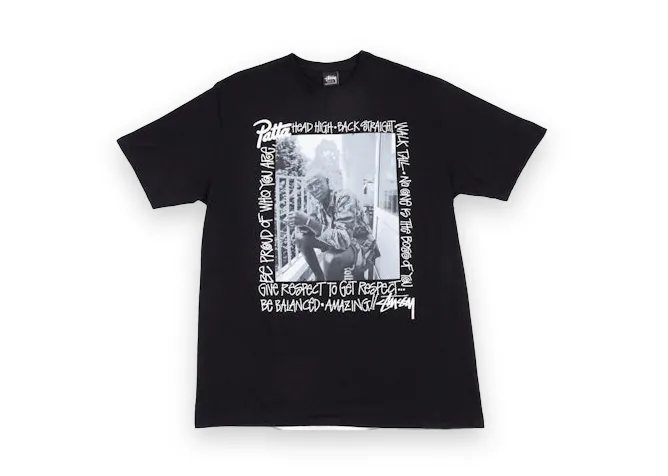 Stussy x Patta Respect Tee Black 1